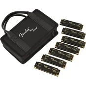 Fender Blues Deville Harmonica Pack of 7 with Case Diatonična ustna harmonika