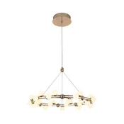 LED luster na sajli MARS LED/50W/230V 3000K zlatni