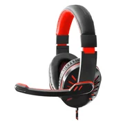 Gaming slušalke z mikrofonom CROW, rdeče 72663