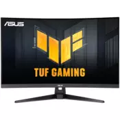ASUS TUF Gaming VG32VQM5B Curved Gaming Monitor – 32 (31.5 viewable), FHD (1920 x 1080), VA, 1500R, 250Hz, 0.5ms, Adaptive-Sync, FreeSync Premium, HDR10, ELMB SYNC, 120% sRGB, DisplayWidget Center - 90LM0BI1-B01171