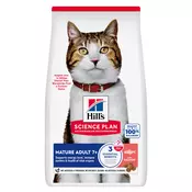 Hills Science Plan Mature Adult 7+ briketi za starejše mačke z lososom 10 kg
