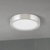 ORION LED stropna svjetiljka Disc, satenska završna obrada boje nikla, O 14 cm, CCT - Dnevni boravak/blagovaonica - Moderan - satenski nikal, bijela - Aluminij