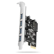 AXAGON PCIe krmilnik za 4x USB Type-A / USB 5Gbps / PCEU-430RS / SP / Renesasov čip