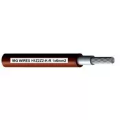 MG Wires H1Z2Z2-K-R-6MM2/50M Priključni kabel za fotovoltaiko 1x6mm2, 0,6/1kV rdeč, pakiranje 50m