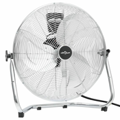 Greatstore Talni ventilator 3 hitrosti 55 cm 100 W krom