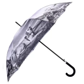 Avtomatski dežnik, motiv psi in mačke, 58 cm