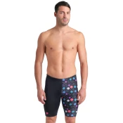 Arena performance funny prints contour swim jammer black multi xxs -