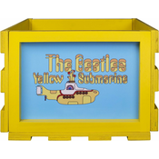 Kutija za gramofonske ploce Crosley - Yellow Submarine, žuta/plava