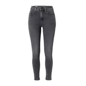 LEVIS Kavbojke 721 HIGH RISE SKINNY GREYS, črna