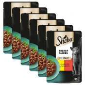 Sheba Select Slices vrecica s piletinom i govedinom u umaku 6 x 85 g