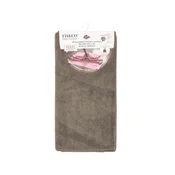 Set of 3 floor washcloths, microfiber, 50x70 cm, Taupe - Tiseco