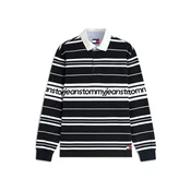 Tommy Jeans Majica nočno modra/bela
