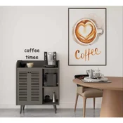 Hanah Home komoda za kafe kutak Magnetar, 90 cm, siva