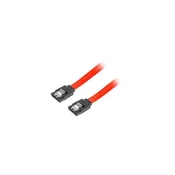 shumee Lanberg podatkovni II sata kabel (3Gb/s) ženski/ženski 0,5 m kovinski zapahi rdeč