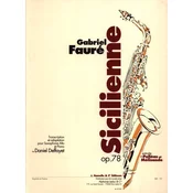 FAURE/DEFFAYET-SICILIENNE OP.78 SAX