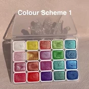 20 barvni akvarelni slikarski set | COLORLINKE, Shema 1
