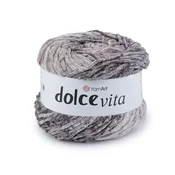 Pletena preja Dolce Vita 150 g - (3401) svetlo siva
