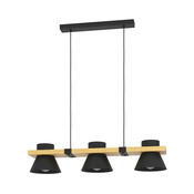 Eglo 43956 - Luster na sajli MACCLES 3xE27/15W/230V