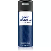 David Beckham Classic Blue 150 ml u spreju dezodorans bez aluminija za muškarce