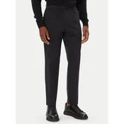 BOSS Hlače iz tkanine H-Perin 50567533 Mornarsko modra Tapered Fit