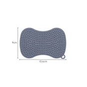 INF Večnamenska silikonska krtača za pomivanje posode, obojestranska Grey, (5000291073)