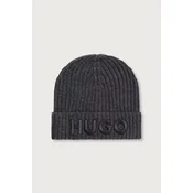HUGO beanie kapa moška volnena Unisex-X565-7