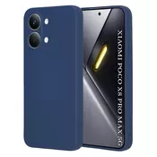 Silikonski ovitek Techsuit SoftFlex za Xiaomi Poco X8 Pro Max - moder