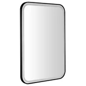 CETIS ogledalo z LED osvetlitvijo 60x80cm, črna podloga - 60x80 cm - Sapho - 24 - Aluminij - Pravokotnik - 600 - 800 - IP44 - 2640 - 15.9 - Illuminated mirrors;Framed mirrors - 14