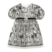 Abel & Lula Elegantna obleka 5524 Écru Regular Fit