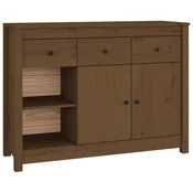 Vidaxl Komoda 100x35x74 cm trdna borovina