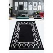 Conceptum Hypnose Dekorativna podna prostirka Bague, 80x200cm, Crno-bijeli