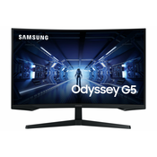 Samsung Odyssey G5 C27G54TQBU Gaming Monitor - QHD  AMD FreeSync