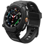Maska Spigen Rugged Armor Pro, matte black - Galaxy Watch 8 Classic (46mm) (ACS10013)