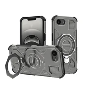 Hibridna maska Carbon Shield Pro za iPhone 16e - smoke black