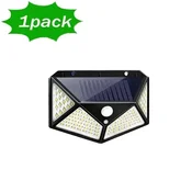 KJB Solarna zunanja LED svetilka s senzorjem gibanja 100 LED