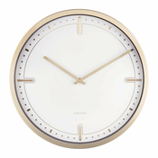 White Wall Clock Karlsson točkice, O 42 cm