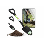 GARDEN LINE Mini lopata s trdim ročajem iz steklenih vlaken 14,7x21,2x37,7x67 cm