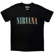 Nirvana In Utero Angel Swirl (Back Print) Carbon Black M Majica