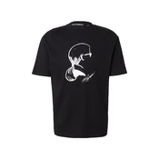 Karl Lagerfeld Majica črna/bela