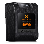 K&F MINI V-Lock 99Wh battery supports 65W PD Fast Charge,6700mAh, for camera/lighting equipment