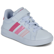Adidas Patike za devojcice Grand Court 3.0 El C, KJ4370, Belo-roze