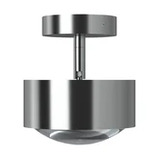 Top Light Puk Maxx Turn LED spot leča prozorna 1fl krom mat - Dnevna soba/jedilnica - Dizajn - mat krom, prozoren - Kovina
