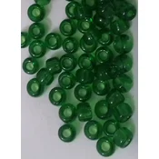 Japanske TOHO zrnaste perle 6/0 providna sr zelena
