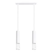 Sollux SL.1687 - Luster na sajli LAMI 2xGU10/10W/230V, beo