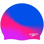 Speedo multicolour silicone cap junior modra/roza