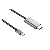 Trust - Kabel za punjenje Trust, USB-C na HDMI Calyx, 1,8 m, crni