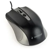 MUS-4B-01-GB Gembird Opticki mis 800-1200Dpi 4-button spacegrey/black 99mm USB kabl 1,35m FO