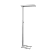 BRUMBERG Adrea LED talna svetilka mikroprizmatska - Študija/pisarna - srebro - Aluminij