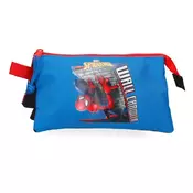 Spiderman wall crawler prazna pernica sa 3 pregrade - plava ( 42.743.11 )