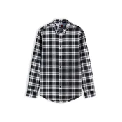 Tommy Jeans Srajca svetlo siva/črna/bela